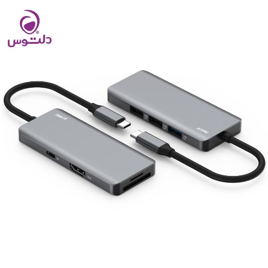 هاب 7 پورت USB-C جی سی پال مدل JCP6300