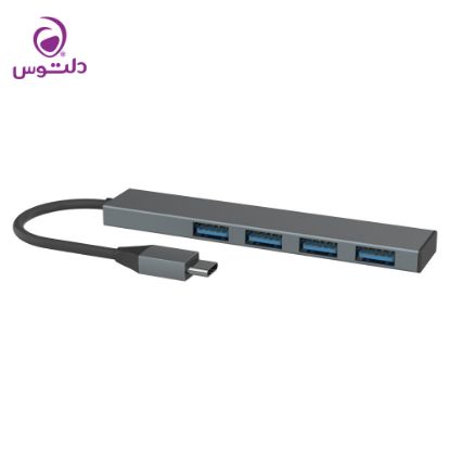 هاب 4 پورت USB-C جی سی پال مدل JCP6237